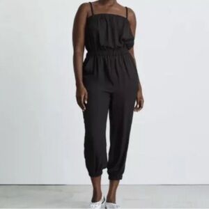 Everlane Jumsuit Small Minimalist Black Women Chic Capsulewardrobe Croppedanckle